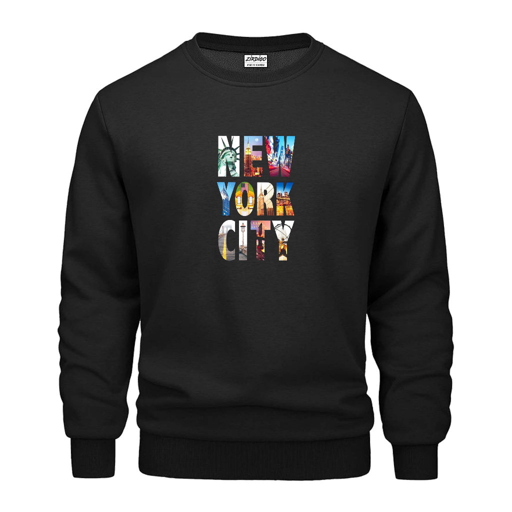 Zirdigo Sweater NEW YORK CITY Print Quality