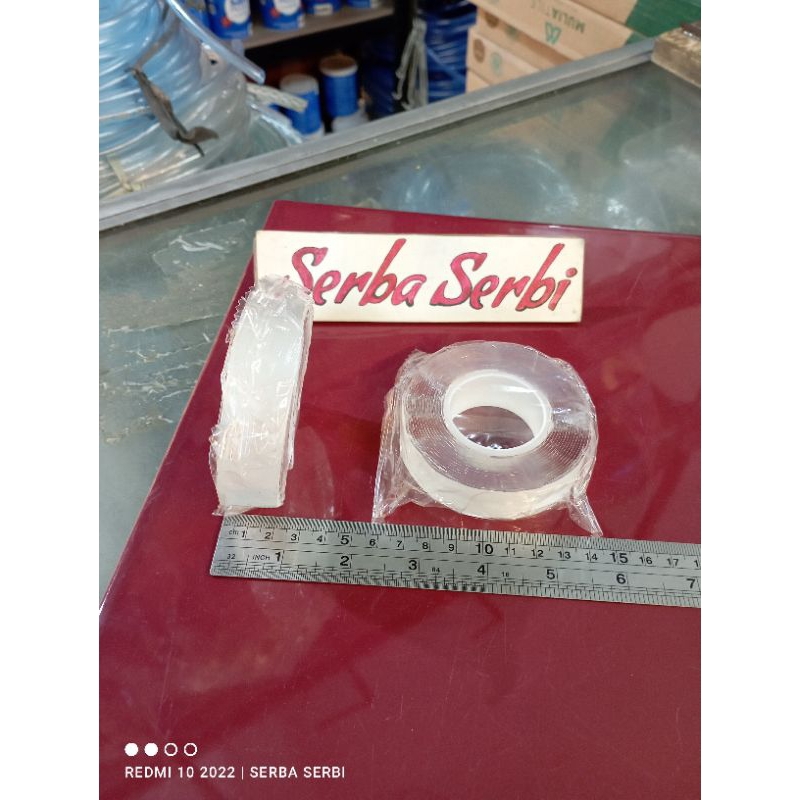 

[/PCS DOUBLE TAPE BENING]Double isolasi lakban bening magic
