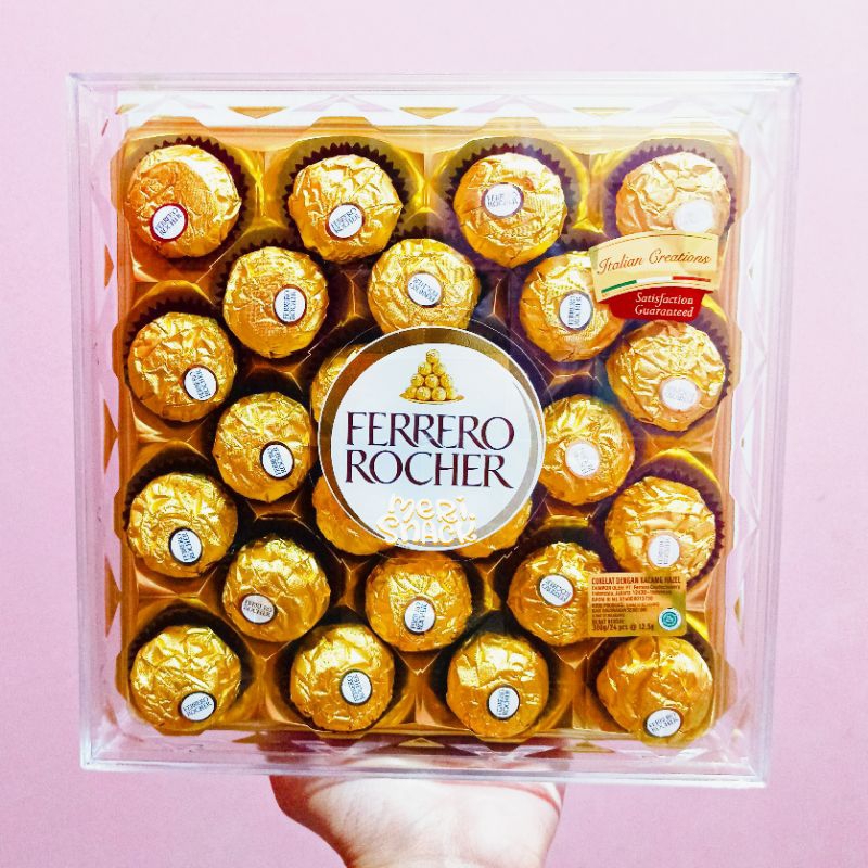 

Ferrero Rocher Isi 24 / Coklat / Hampers Idul Fitri / Lebaran / Hari Raya / Parcel Merry Christmas / Imlek / Sincia / Valentine