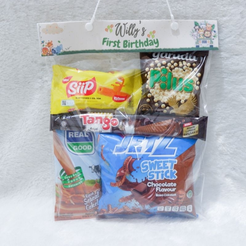 

Paket snack ulang tahun / hampers ultah