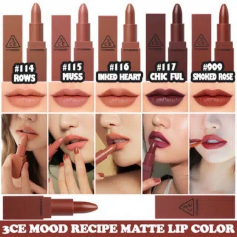 Lipstik Lipstick 3E Pemerah Bibir Kosmetik Make Up Makeup