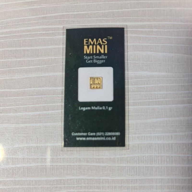 Lm Emas Mini berat 0.1 gram