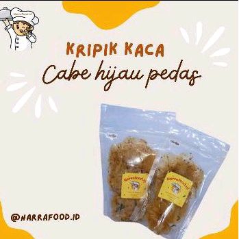 

Kripik Kaca Cabe Hijau Pedas