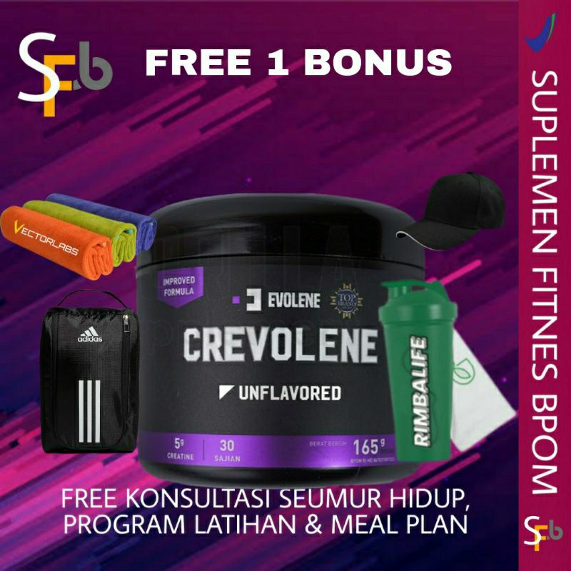 EVOLENE CREVOLENE 60 SERVING CREATINE MONOHYDRATE