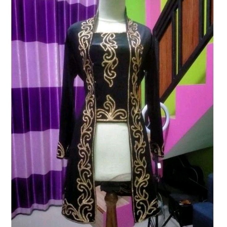 Kebaya kuthu baru bludru full payet