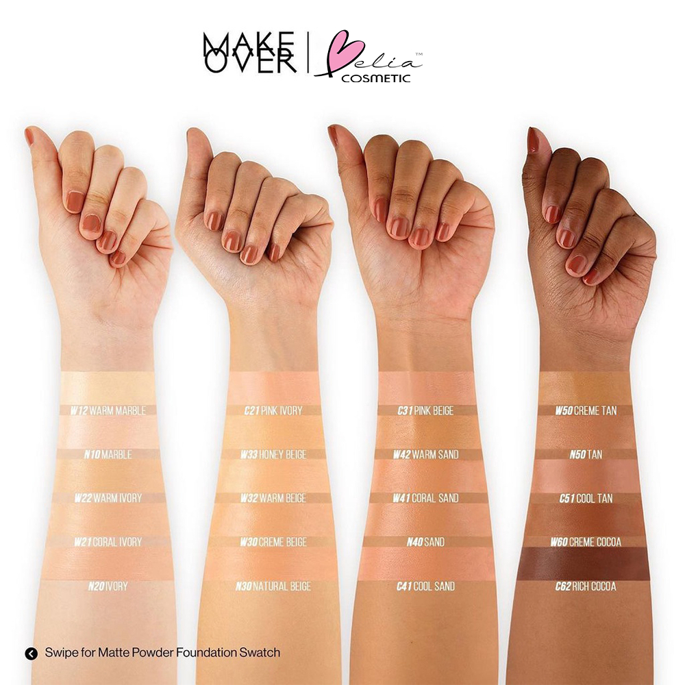 ❤ BELIA ❤ Make Over Powerstay Weightless Liquid Foundation 24Hours Oil Control(kulit normal to oily)