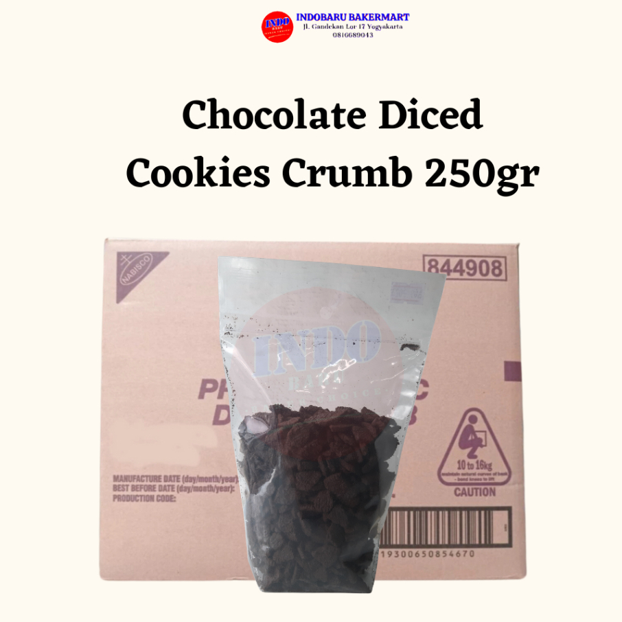 

Chocolate Diced Cookies OREO Crumb Repack 250gr