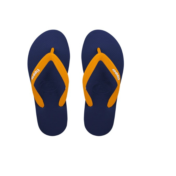 Sandal Fipper Slick Navy Mustard Original