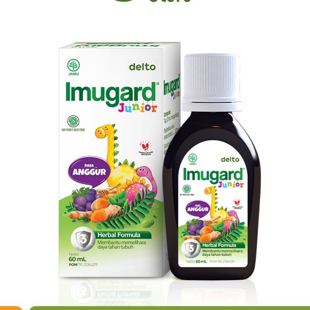 Imugard Junior Sirup 60 ML Rasa Anggur ( Memelihara Daya Tahan Tubuh )