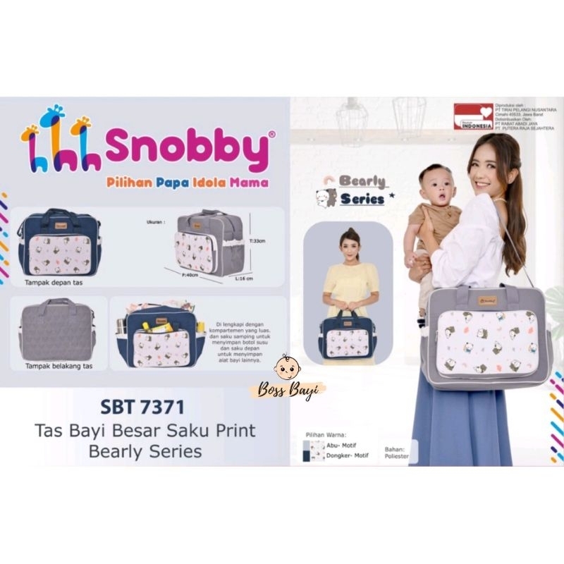 SNOBBY - Tas Bayi Kecil SBT7373 / Medium SBT7372 / Besar SBT7371