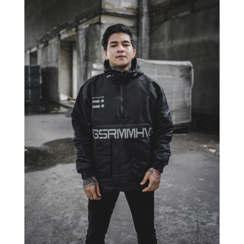 Jaket Cagoule Pria Wanita Original Jacket BGSR Parasut Distro Anti Air Waterproof Casual Terbaru