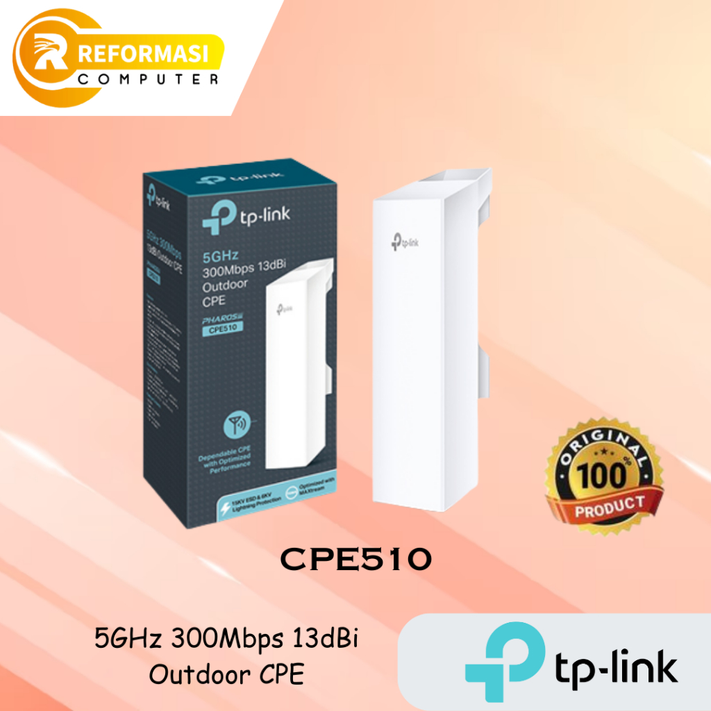 TP-Link CPE510 5GHz 300Mbps 13dBi Outdoor CPE