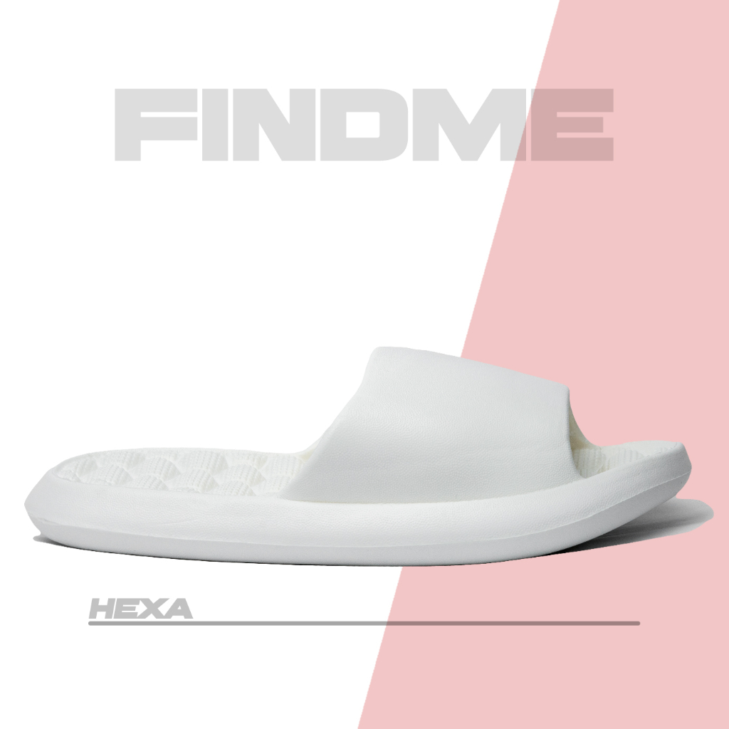 FINDME 36-45 HEXA SANDAL SELOP WANITA PRIA SANTAI HARIAN COMFY RUBBER LENTUR IMPORT