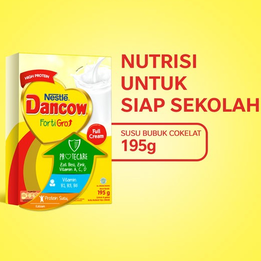 

Susu Bubuk Dancow BOX 195gr Full Cream Milk Powder