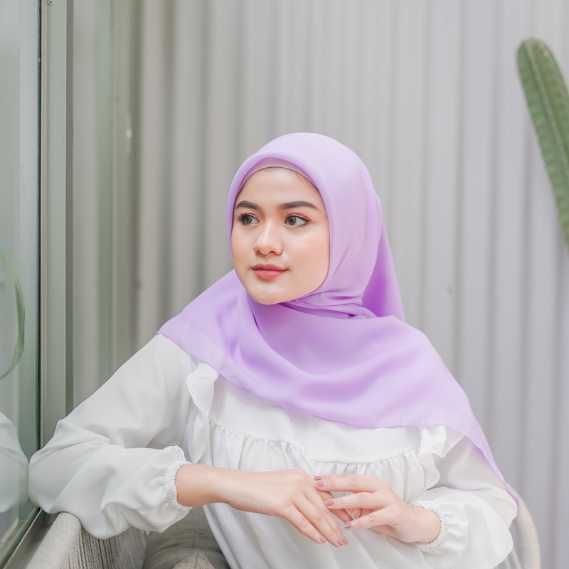 [COD] Hijab Bella Square ''Full Warna'' Kerudung Segiempat Bela Square Polos Anti Letoy -Hijab Segiempat Neci Rapih Polos Varian warna Terlengkap