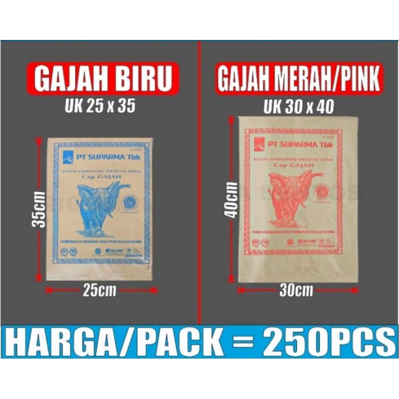 

Kertas Nasi Cap Gajah Pink