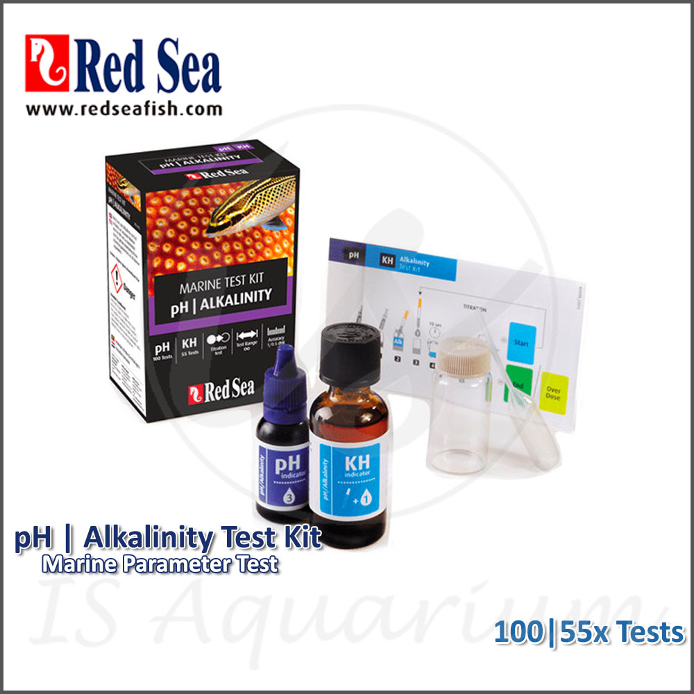 Red Sea PH Alkalinity Marine Test Kit Pengukur Parameter Air Laut Reef