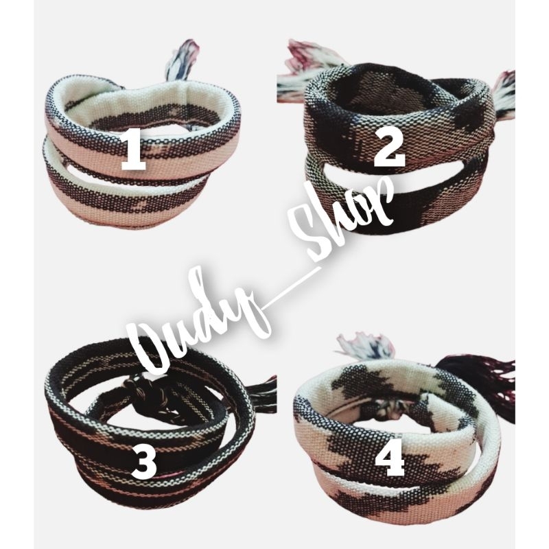 Gelang Lilit Tenun Etnik Lombok