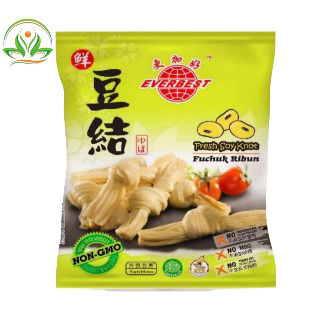 

Everbest Fuchuk Ribun Fresh Soy Knot / Kembang Tahu Ikat Vegetarian 500g