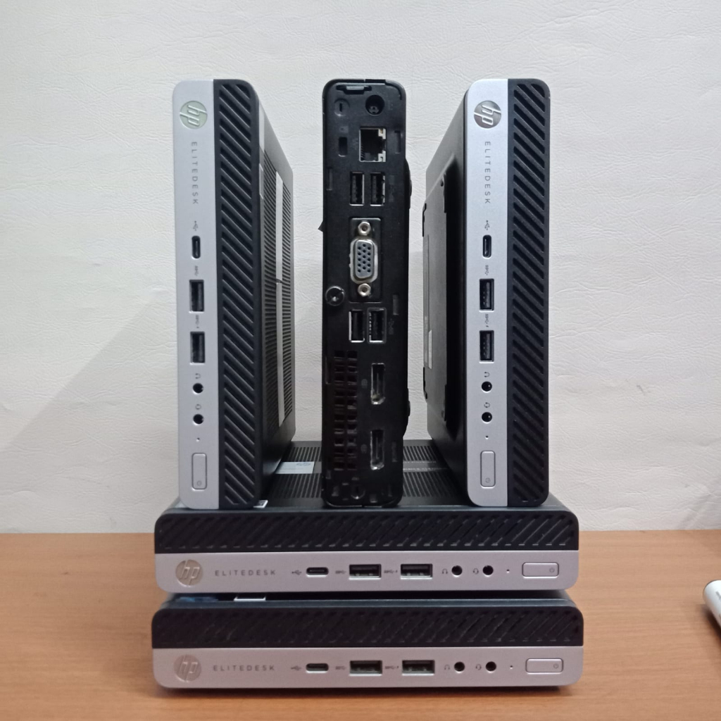 Nano Pc HP EliteDesk 800 G4/Hp 400 G4 Mini Pc Tiny Core i3 / i5 / i7 Gen 8 Micro Siap Pakei