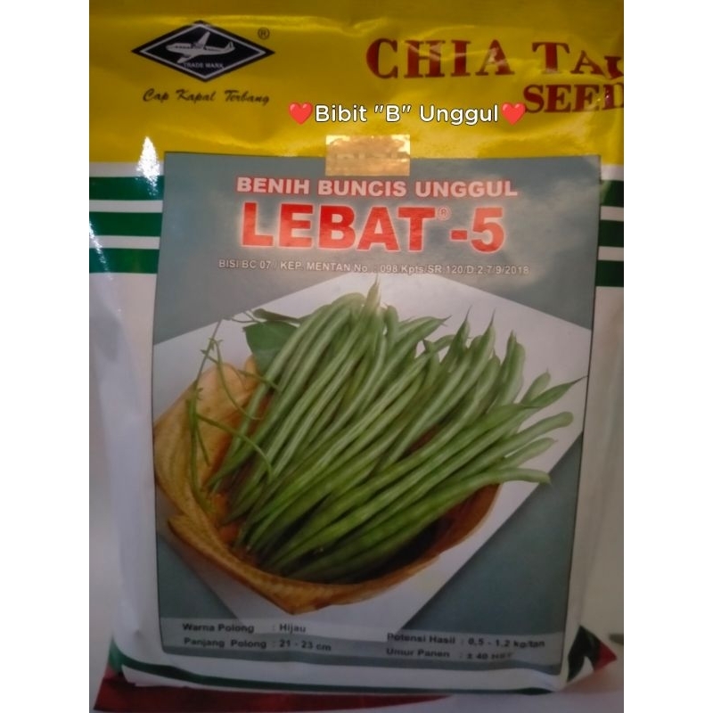 Benih Buncis Lebat 5 (500 gr)