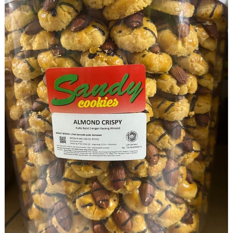 SANDY COOKIES ALMOND CRISPY