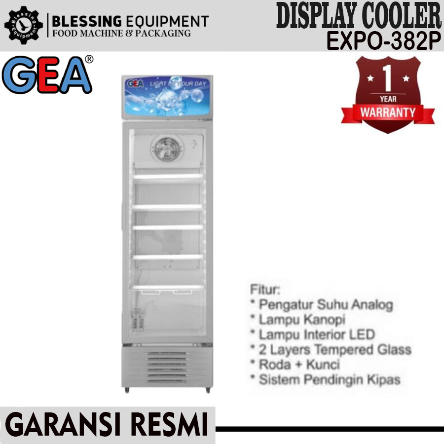 Showcase Minuman GEA EXPO-382P Kulkas Pendingin 5 Rak Original