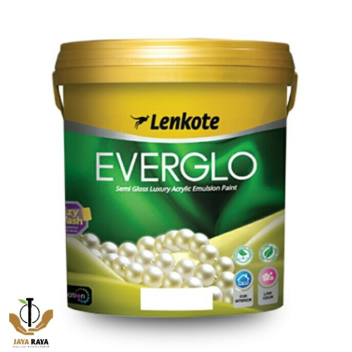 CAT TEMBOK LENKOTE EVERGLO - SUPER WHITE 20 liter by AVIAN