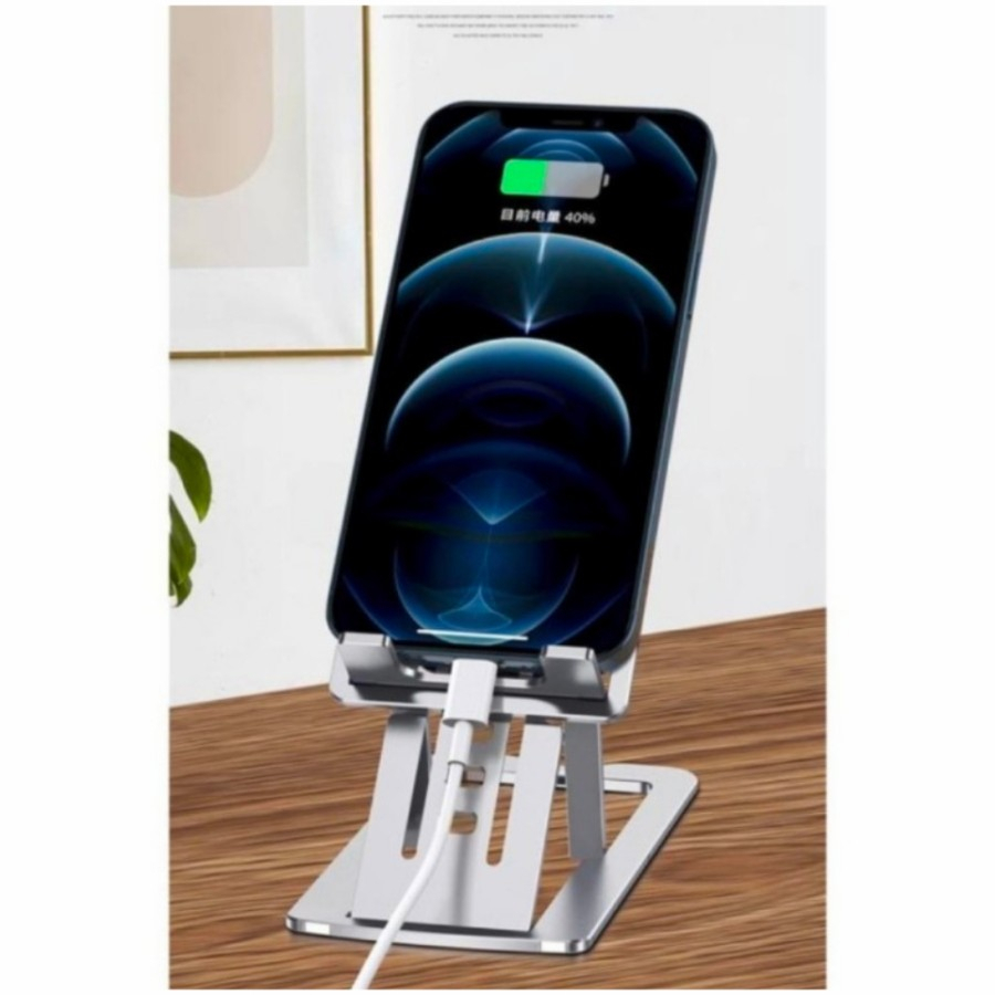 FP9 Folding Desktop Support Phone Stand Holder HP Tablet Dudukan FP-9 FP 9 Extra Tipis