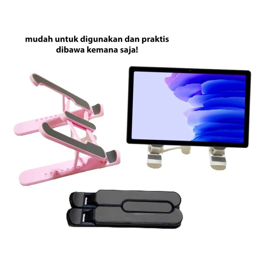 Holder HD31 Mini Size Holder HP Tablet Lipat Multi Position Foldable Phone Holder Warna Random HD-31 HD 31