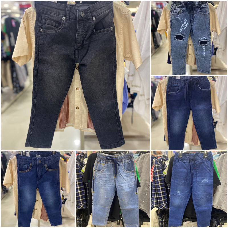 Celana jeans panjang anak laki-laki LITTLE M (1-6th)