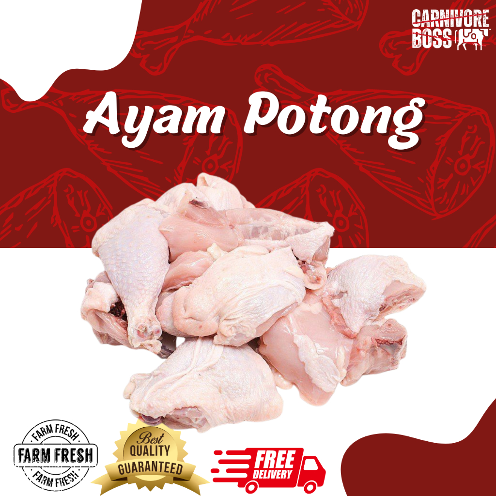 

AYAM POTONG SUPER FRESH 1 KG / AYAM POTONG / DAGING AYAM