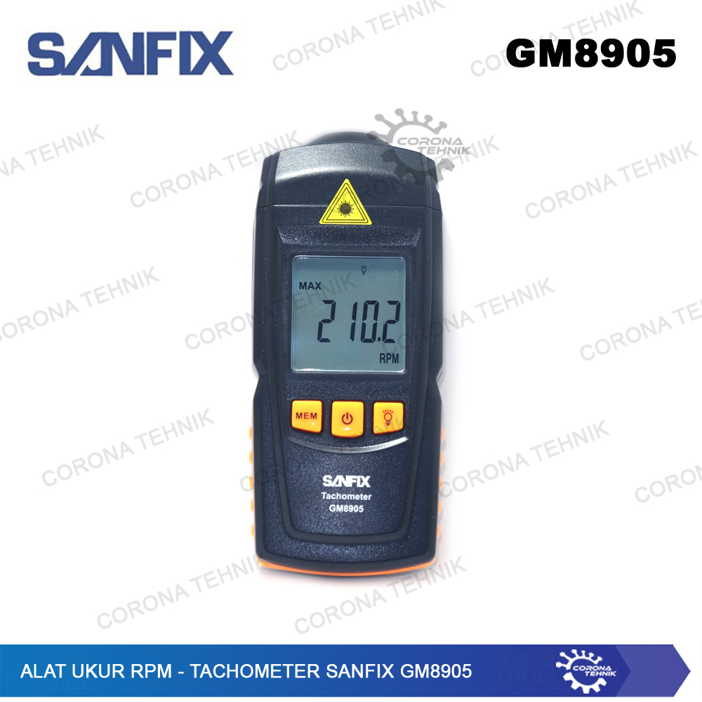 Tachometer Sanfix GM8905 - Alat Ukur RPM