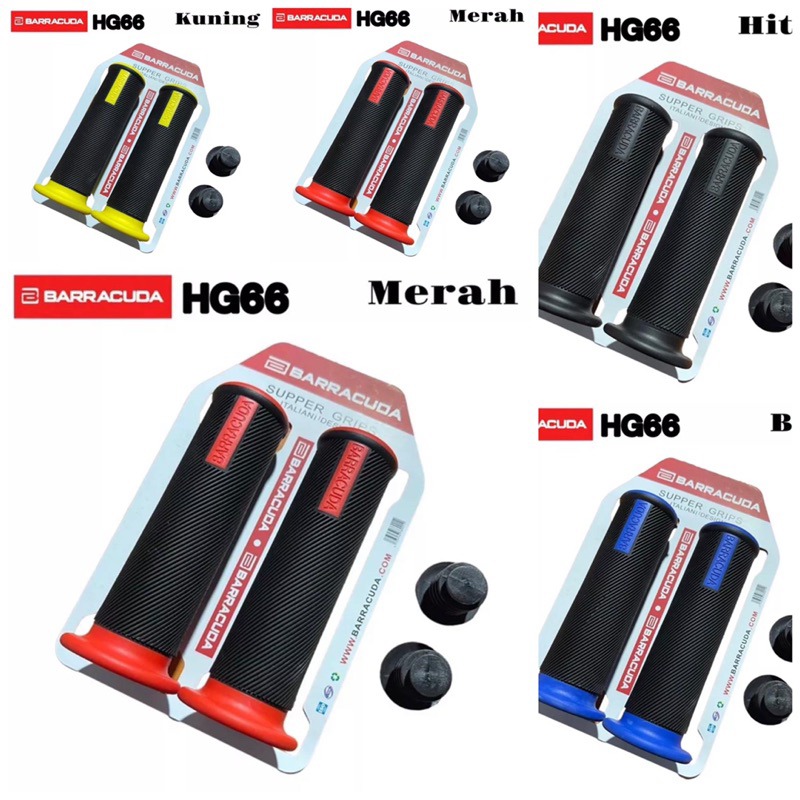 Handgrip HG66 Original Barracuda Rubber Handfat HG 66 Universal Semua Motor