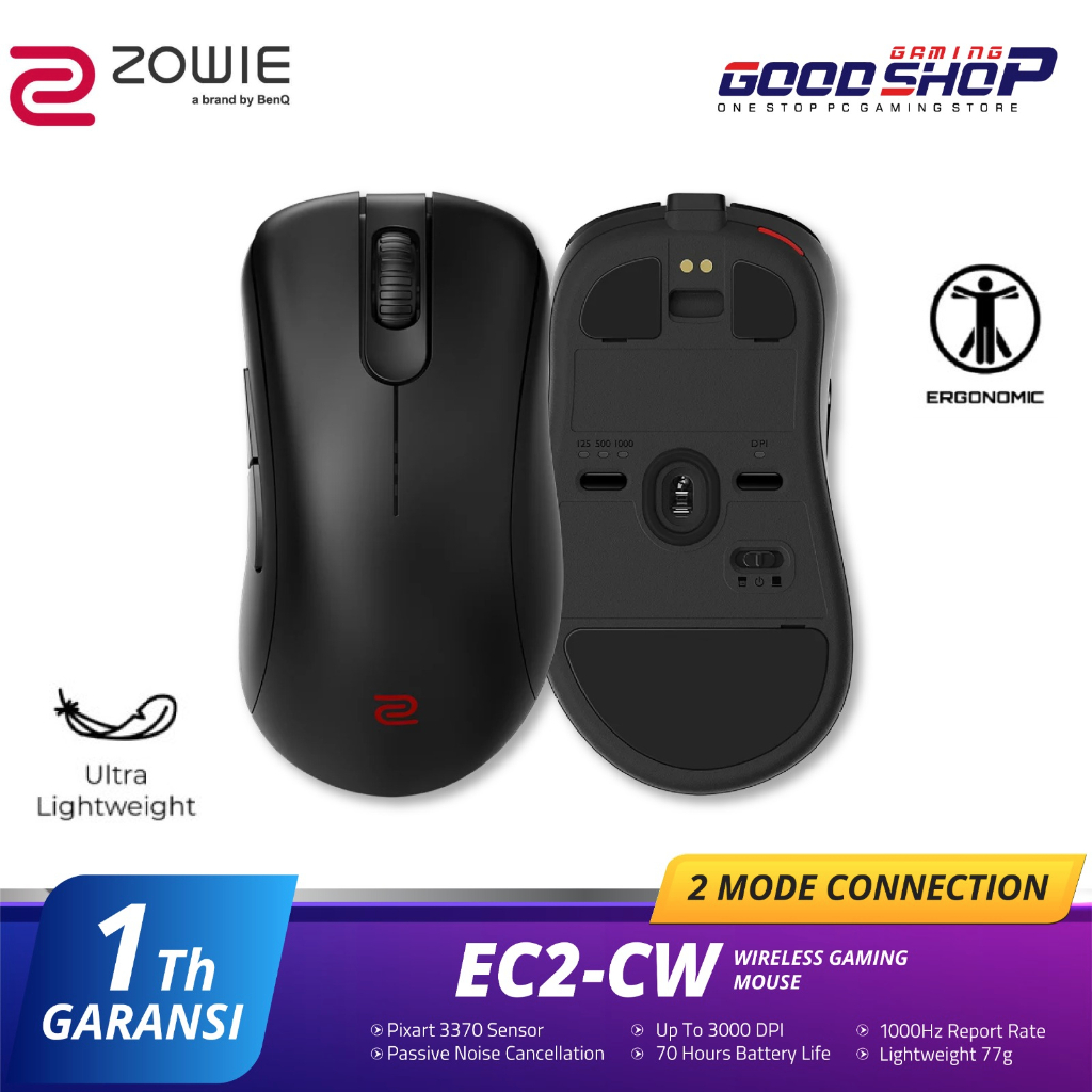 ZOWIE EC2-CW Wireless Mouse - Gaming Mouse