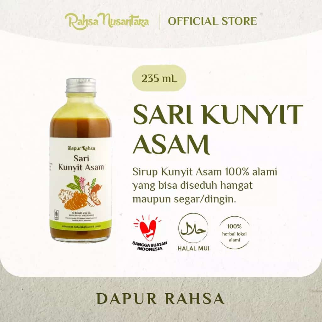 

Sari Kunyit Asam 235ml/Rahsa Nusantara