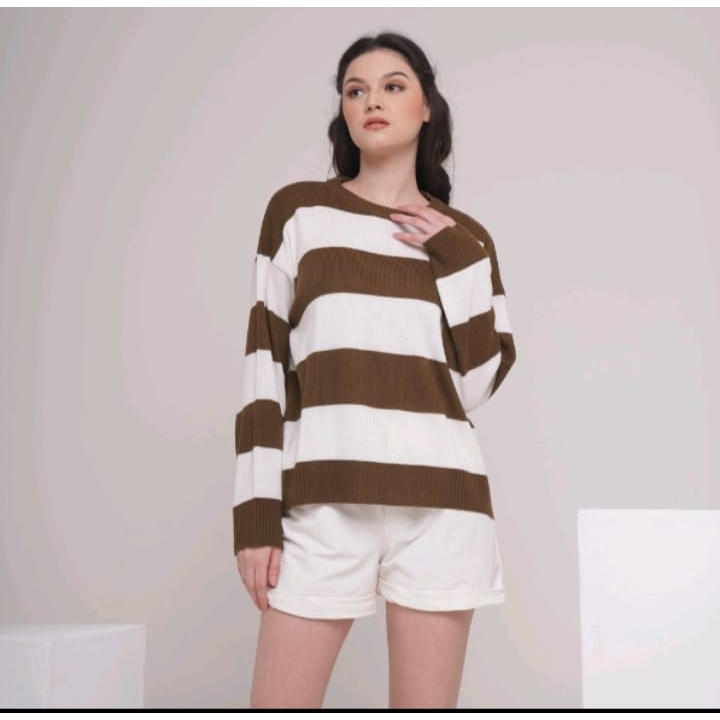 EIRA Sweater Rajut Oversize Atasan Knitted