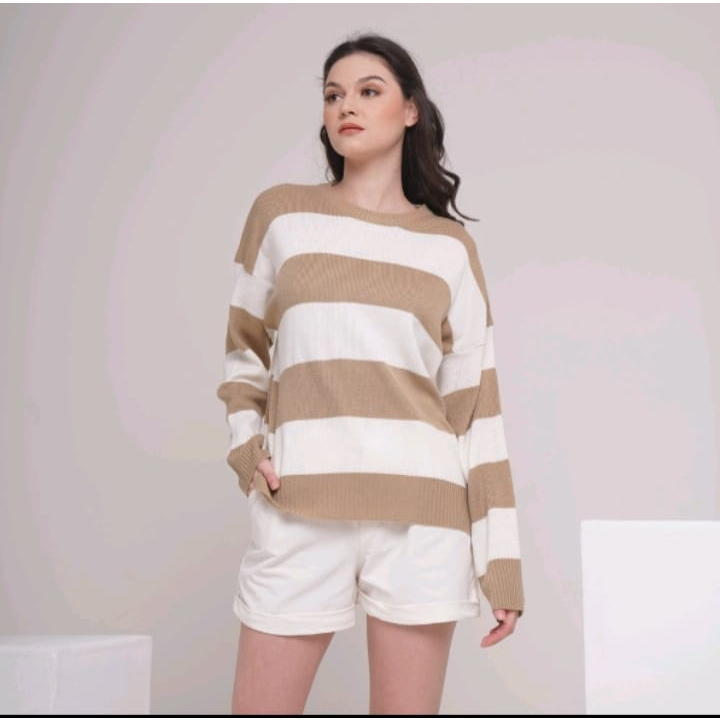 EIRA Sweater Rajut Oversize Atasan Knitted