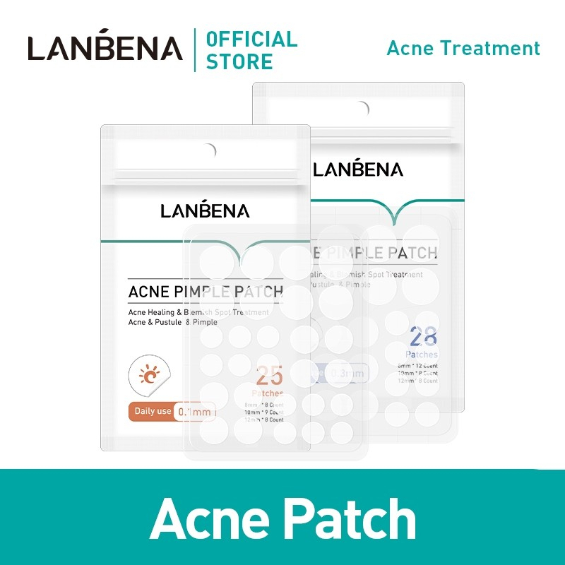 ✨ AKU MURAH ✨ LANBENA Acne Pimple Patch DAY isi 25 Patch /  NIGHT isi 28 Patch