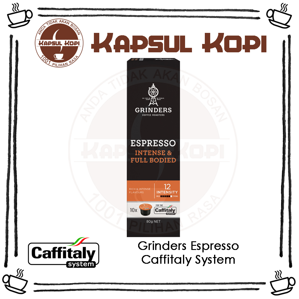 KapsulKopi Grinders Espresso Capsules 80g CBTL Caffitaly Compatible