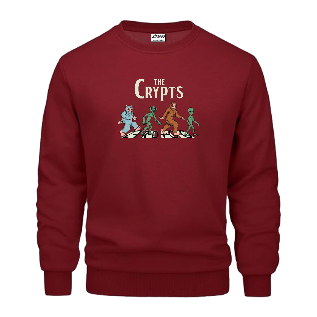 Zirdigo Sweater Basic Distro THE CRYPTS Print Quality