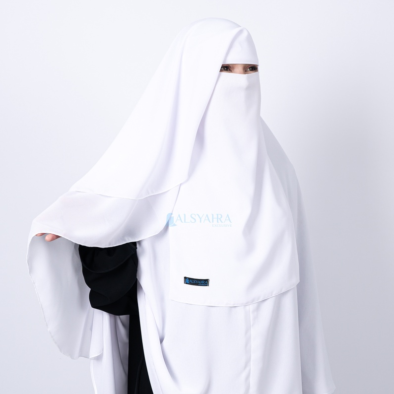 Alsyahra Exclusive Niqab Yaman Walimah 2 Layer Sifon Premium