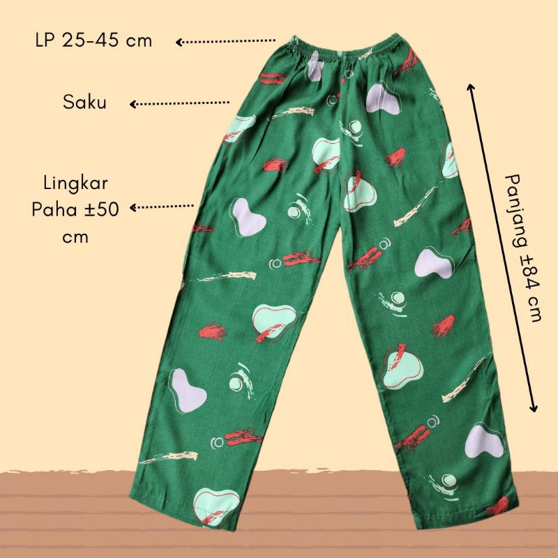 Celana Kulot Anak Perempuan Usia 10-12 Tahun