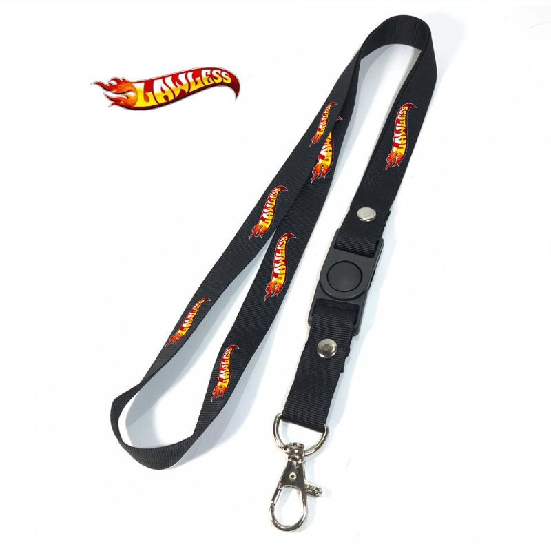 Lanyard LAWLESS API tali lanyard gantungan kunci name tag id card kartu nama / lanyard podss vapee g