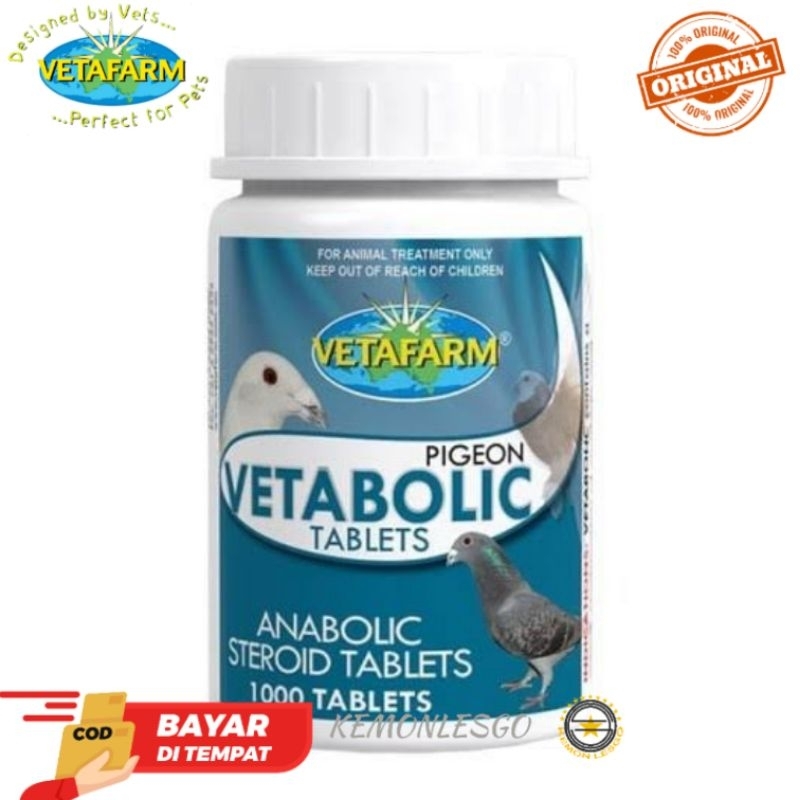 HARGA PER BUTIR VETABOLIC VETAFARM OBAT DOPING KEKUATAN OTOT TULANG BURUNG MERPATI OBAT JAMU DOPING 