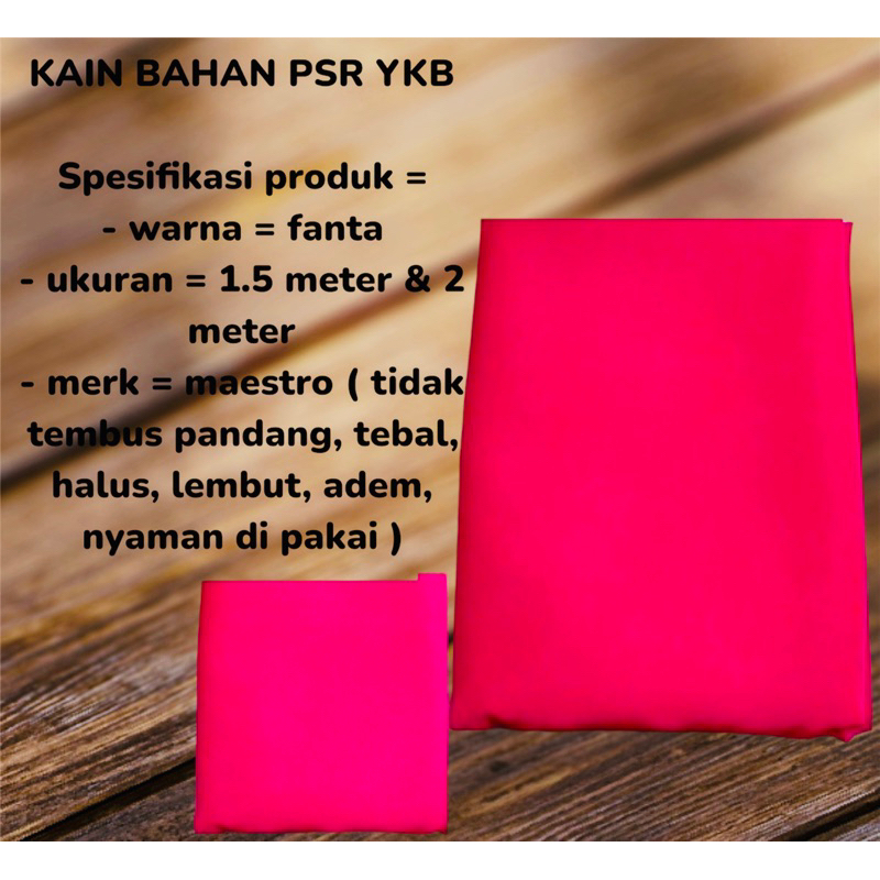 KAIN SERAGAM PSR YKB