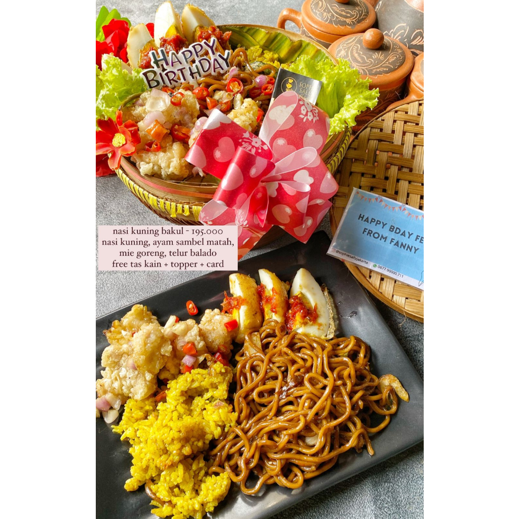 

Nasi Kuning Bakul - Ready Setiap Hari , NOTE TGL DAN UCAPAN