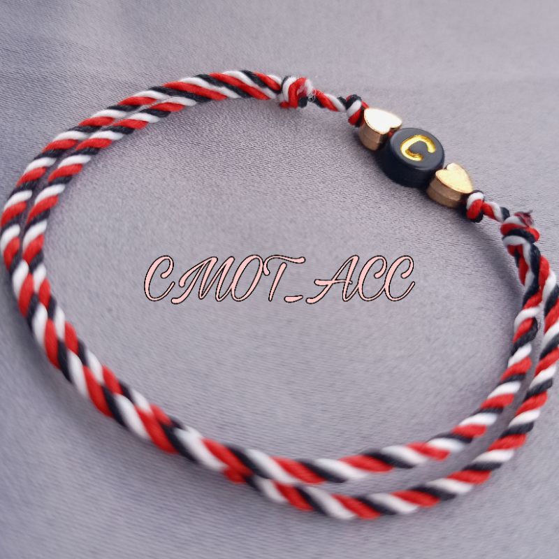 GELANG TRIDATU INISIAL LOVE GOLD