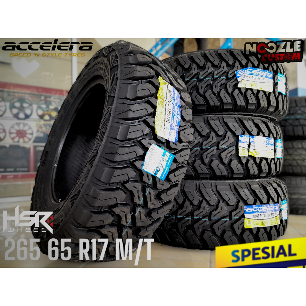 BAN MOBIL LUAR 265 65 R17 OFFROAD MEREK ACCELERA BAN TUBLES RING 17
