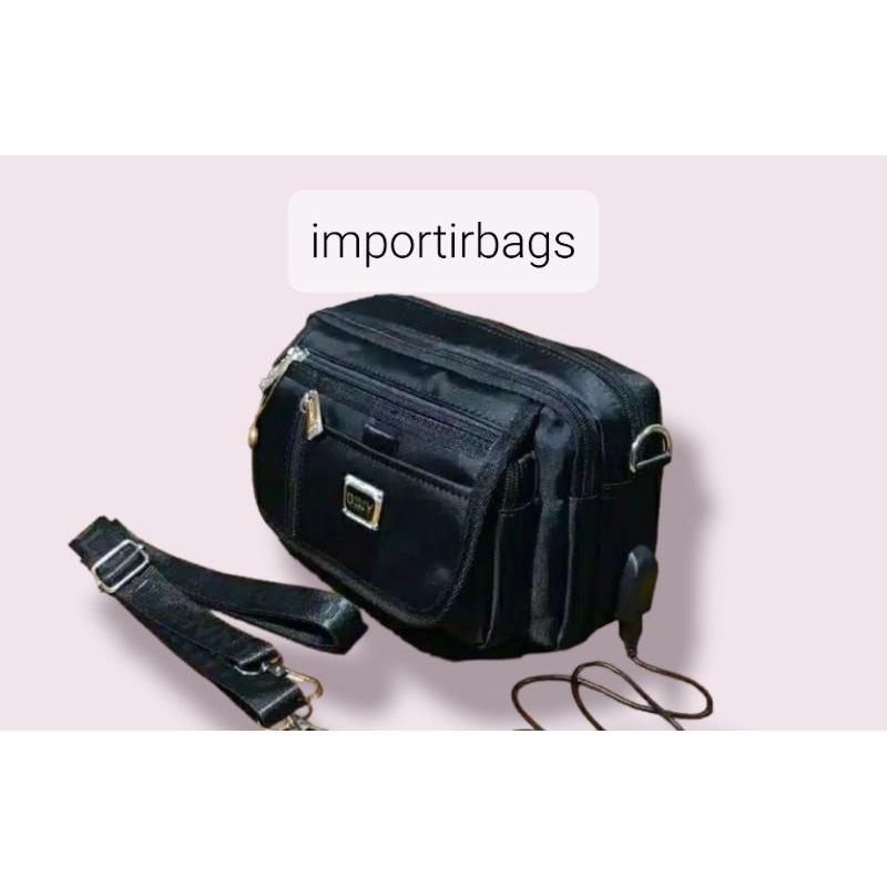 C0D !!! Tas Multifungsi Tas Pinggang Pria Tas Selempang Polo Danny Import